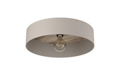 Lampen - EGLO DUAIA DECKE Ø420 TAUPE/NATUROPTIK/BM - 900838