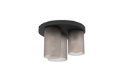Lampen - EGLO COLOMERA DECKENLEUCHTE 3XE27 SCHWARZ/GRAU - 901161