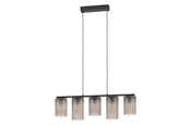 Lampen - EGLO COLOMERA LANGER TISCH 5XE27 SCHWARZ/GRAU - 901163