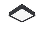Lampen - EGLO FUEVA 6 PLAFOND 150X150 CCT 7W 1100LM SCHWARZ - 901302