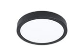 Lampen - EGLO FUEVA 6 PLAFOND Ø210 CCT 11.5W 1550LM IP44 SCHWARZ - 901325