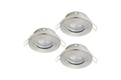 Lampen - EGLO FAVAZZINA EINGEBAUT. KIP Ø88 GU10 3X4.9W 3X400LM IP44 GS - 901761