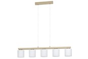 Lampen - EGLO CASTRALVO LONG TABLE E27 5L GS/HOLZ/WEISS - 98591
