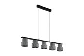 Lampen - EGLO HILCOTT LANGER TISCH 5XE27 L1160 ZINK - 39855