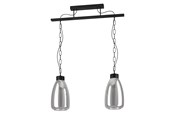Lampen - EGLO BRICKFIELD LANGER TISCH 2XE27 L710 SCHWARZ - 43395