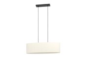 Lampen - EGLO FEBRES LANGER TISCH 2XE27 SCHWARZ/WEISS - 901261