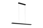 Lampen - EGLO SPADAFORA LANGER TISCH 2X7,5W 2000LM DAMPERB. SCHWARZ/KLAR SATIN - 98495