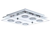 Lampen - EGLO CABO DECKENLEUCHTE 6X3W CHROM/WEISS - 30932