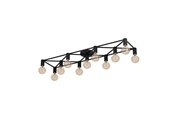Lampen - EGLO SPEKE DECKENLEUCHTE 11L E27 SCHWARZ - 43722