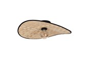 Lampen - EGLO MARYWELL DECKENLEUCHTE 500X345 E27 SCHWARZ/BAMBUS - 44043