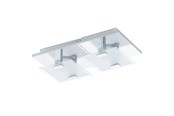 Lampen - EGLO VICARO DECKENLEUCHTE 2X180LM CHROM - 93312
