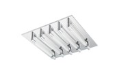 Lampen - EGLO VELARDE DECKENLEUCHTE 5X550LM 370X370 CHROM - 95398