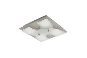 Lampen - EGLO DIRUS DECKENLEUCHTE 4X340LM 290X290 GS/SATINIERT - 96397