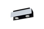 Lampen - EGLO VISERBA DECKENLEUCHTE 2X400LM ALU - 97395