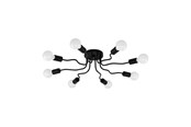 Lampen - EGLO ORAZIO DECKENLEUCHTE Ø680 8XE27 SCHWARZ - 97984