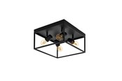 Lampen - EGLO SILENTINA DECKENLEUCHTE 4XE27 SCHWARZ - 98334