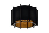 Lampen - EGLO PINETA DECKENLEUCHTE E27 SCHWARZ/GOLD - 98339