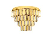 Lampen - EGLO ERSEKA Deckenleuchte 7L E14 MESSING/KRISTALL - 99096