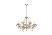 Lampen - EGLO BASILANO KRONLEUCHTER 8L COGNAC - 39093