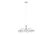 Lampen - EGLO MALAGON KRONLEUCHTER 8L CHROM - 39149