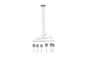 Lampen - EGLO ZACHARO KRONLEUCHTER 6X360LM GS/KLAR - 96943