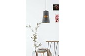 Lampen - EGLO HONEYBOURNE ANHÄNGER E27 DUNKLES ZINK - 43107