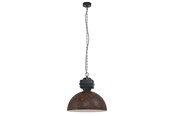 Lampen - EGLO ROCKINGHAM PENDELLEUCHTE E27 ROSTBRAUN/SCHWARZ - 43299