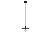 Lampen - EGLO IKESTON PENDELLEUCHTE E27 SCHWARZ/GITTER - 43731