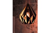Lampen - EGLO CARLTON 1 PENDELLEUCHTE Ø310 SCHWARZ/GELB - 49256