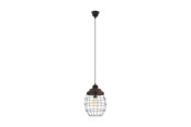 Lampen - EGLO BAMPTON ANHÄNGER SCHWARZ ANTIK - 49499