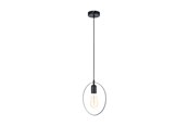 Lampen - EGLO BEDINGTON PENDELLEUCHTE OVAL SCHWARZ - 49775