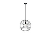 Lampen - EGLO OKINZURI PENDELLEUCHTE E27 Ø450 SCHWARZ CHROM - 98688