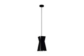 Lampen - EGLO VALECROSIA PENDELLEUCHTE E27 180X180 SCHWARZ/WEISS - 99082