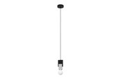 Lampen - EGLO LOBATIA PENDELLEUCHTE E27 SCHWARZ/GRAU - 99531