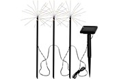 Lampen - EGLO SOLARZELLEN-KIT BETTSTÄNDER 3L STERN 800MA WARMWEISS SCHWARZ - 48884