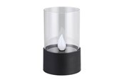 Lampen - EGLO SOLARZELLENVASE H140 SCHWARZ/KLAR - 48894