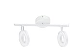 Lampen - EGLO ODERSO SPOT 2X360LM WEISS - 75202