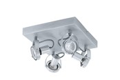 Lampen - EGLO NOVORIO SPOT 4L ALU - 94645