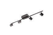 Lampen - EGLO MAURANO SPOT 4X480ULM SCHWARZ CHROM - 94724
