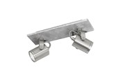 Lampen - EGLO PRACETA SPOT 2L GRAU/GS - 95742