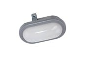 Lampen - EGLO PESCOLLA OUTDOOR WAND/DECKE OVAL 560LM 4000K IP65 GRAU/WEISS - 75461