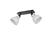 Lampen - EGLO MATLOCK WALL 2XE27 GRAU - 43828