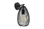 Lampen - EGLO KLEBEDON-WAND SCHWARZ - 49143