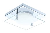 Lampen - EGLO ABIOLA WAND/DECKE 115X115 450LM CHROM - 75326