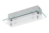 Lampen - EGLO FRES 2 WALL 2L 250X85 SATIN/KLAR - 93885