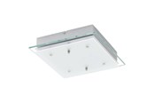 Lampen - EGLO FRES 2 WALL 4L 290X290 SATIN/KLAR - 93888