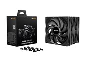 Gehäuselüfter - be quiet! PURE WINGS 3 HS 140 (3-pack) - Gehäuselüfter - 140mm - Schwarz - 30 dBA - BL138