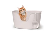 Katzen - Catit LOO Cat Litter Box with/scooper, White - 775.1110
