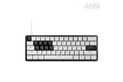 Tastaturen - Pulsar PCMK 3 HE 60 (ANSI) - Gaming Tastaturen - ohne Numpad - Englisch (US) - Weiss - PCMK3HE601W