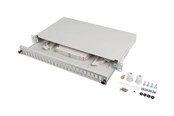 Netzwerkzubehör - Lanberg patch panel - 1U - 19" - 24 x SC duplex / 24 x LC quad - FOP1-24SD-LQS